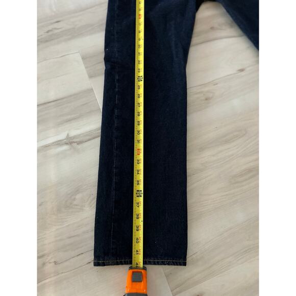 Levi's 501 Original Fit Jeans Men's 34x32 Straight Leg Button Fly Denim Preppy - Picture 6 of 13